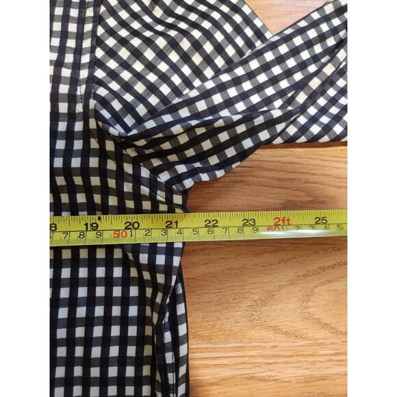 Bugatchi Shaped Fit Long Sleeves Black And White Men Shirt Medium - Picture 7 of 9